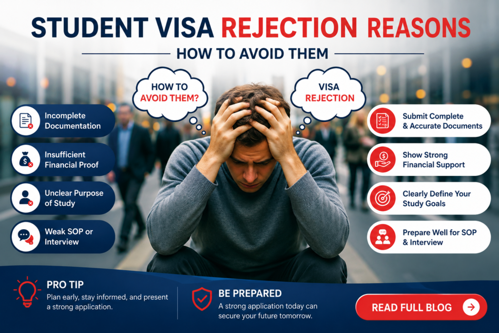 Visa rejection and solve
